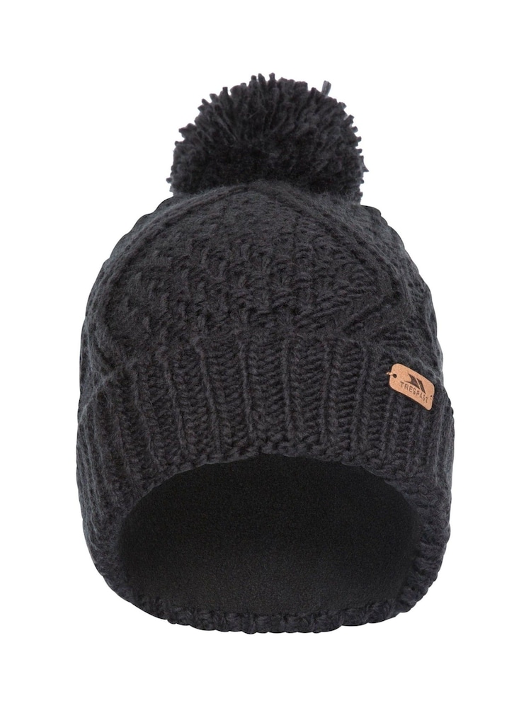 Trespass Female Zyra Black Hat - Image 2 of 2