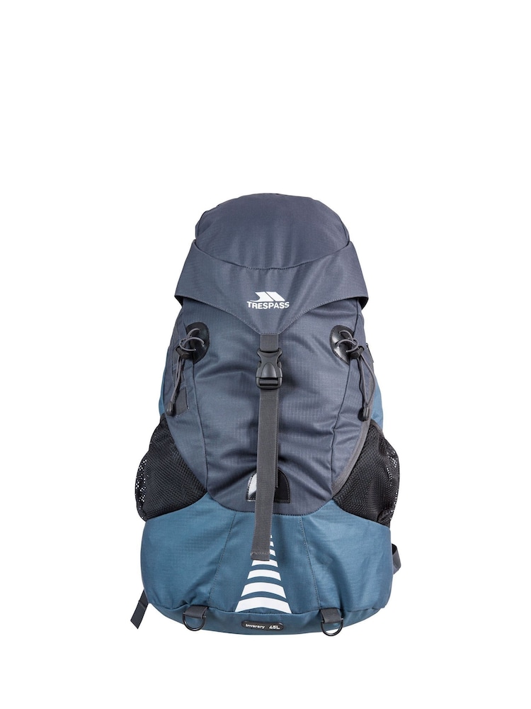 Trespass Blue Inverary 45Litre Rucksack - Image 1 of 2