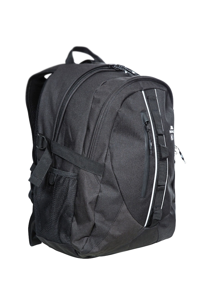 Trespass Deptron Day Black Backpack - Imagen 2 de 2
