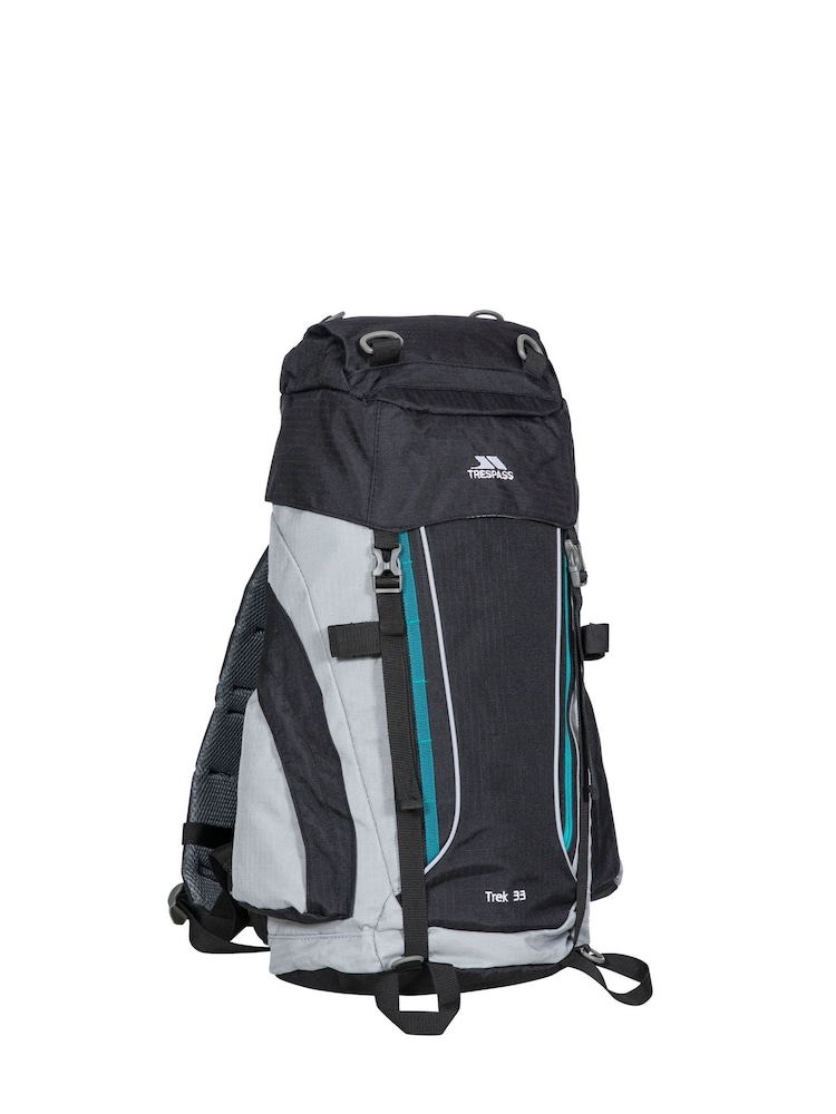 Trespass Grey Trek 33 Litres Rucksack - Image 2 of 2