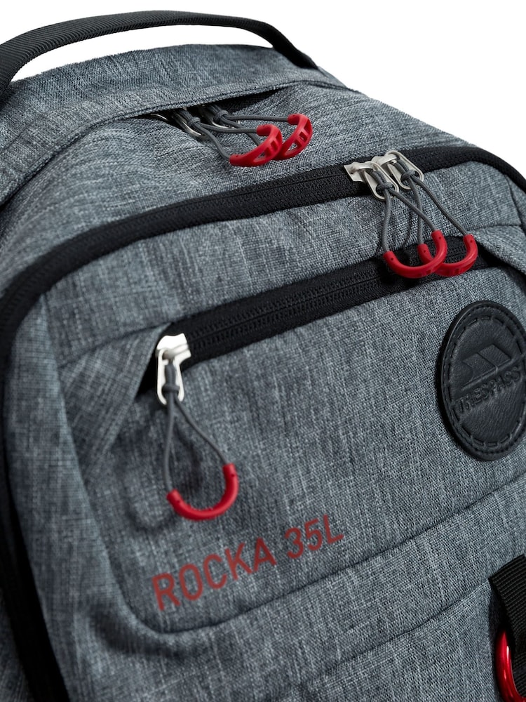 Trespass Grey Rocka Multifunctional Backpack - Image 3 of 4