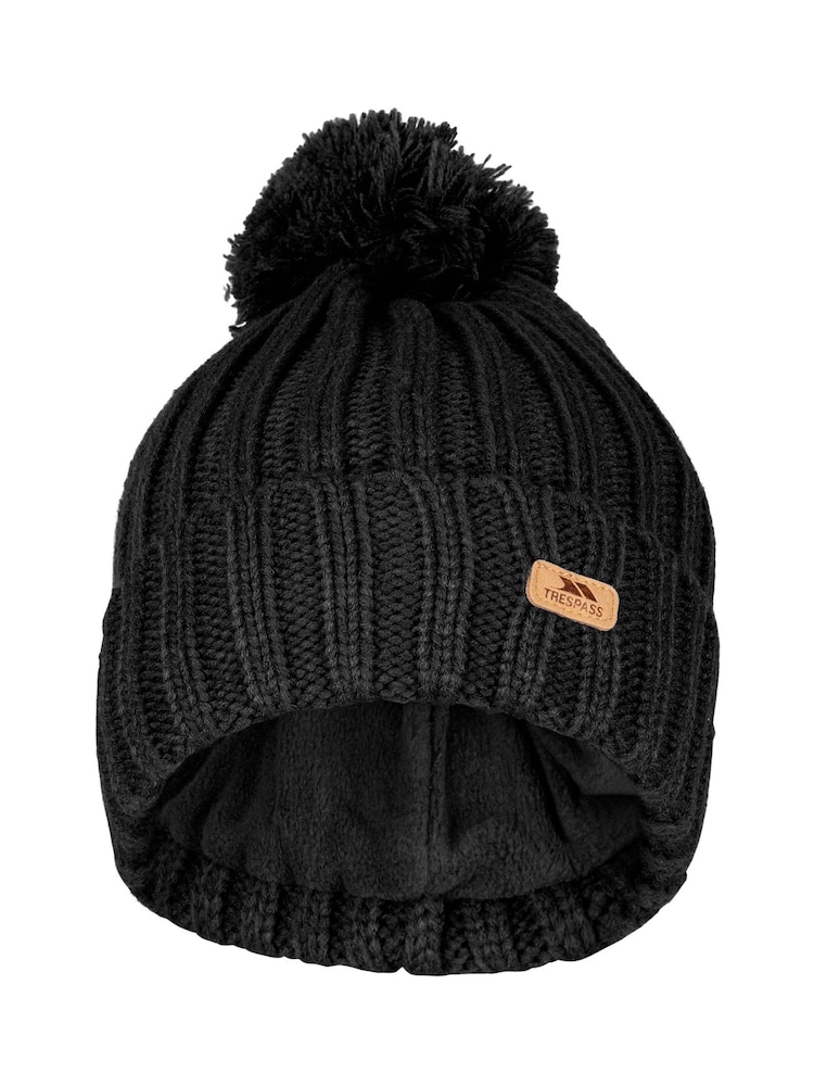 Trespass Male Black Thorns Hat - Image 2 of 2