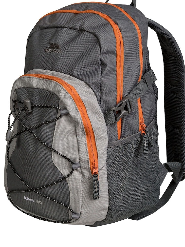 Trespass Grey Albus Casual Backpack - Image 2 of 3 Trespass Grey Albus Casual Backpack - Image 2 of 3