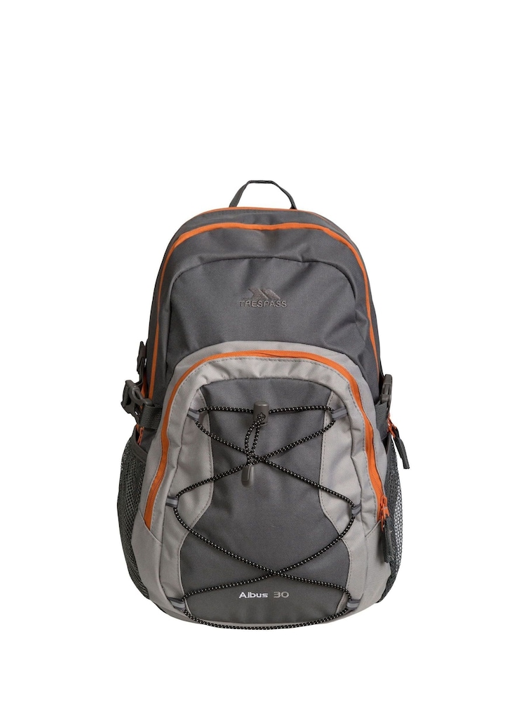 Trespass Grey Albus Casual Backpack - Image 3 of 3 Trespass Grey Albus Casual Backpack - Image 3 of 3