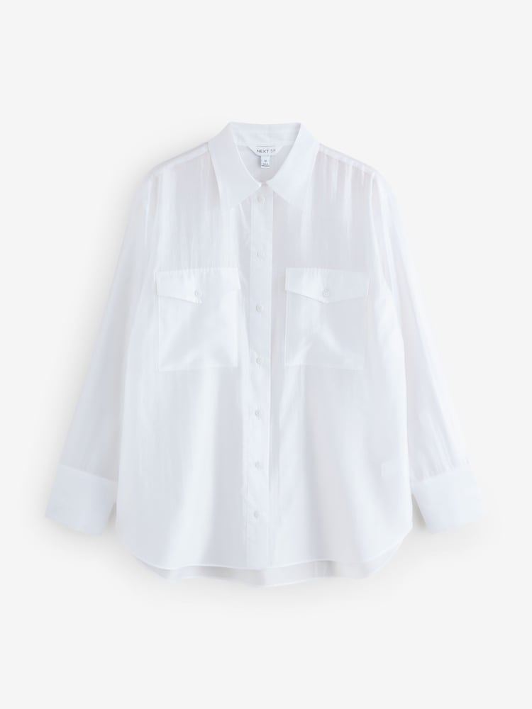 White Oversize Blouse - Image 1 of 1