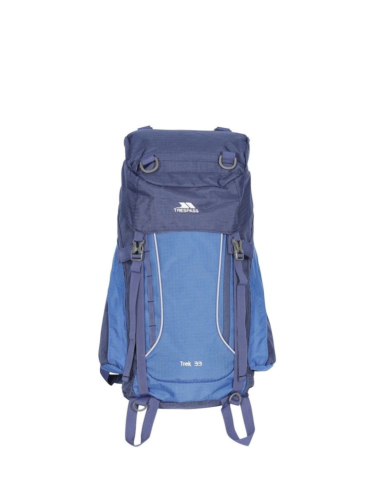 Trespass Blue Trek 33 Litres Rucksack - Image 2 of 2
