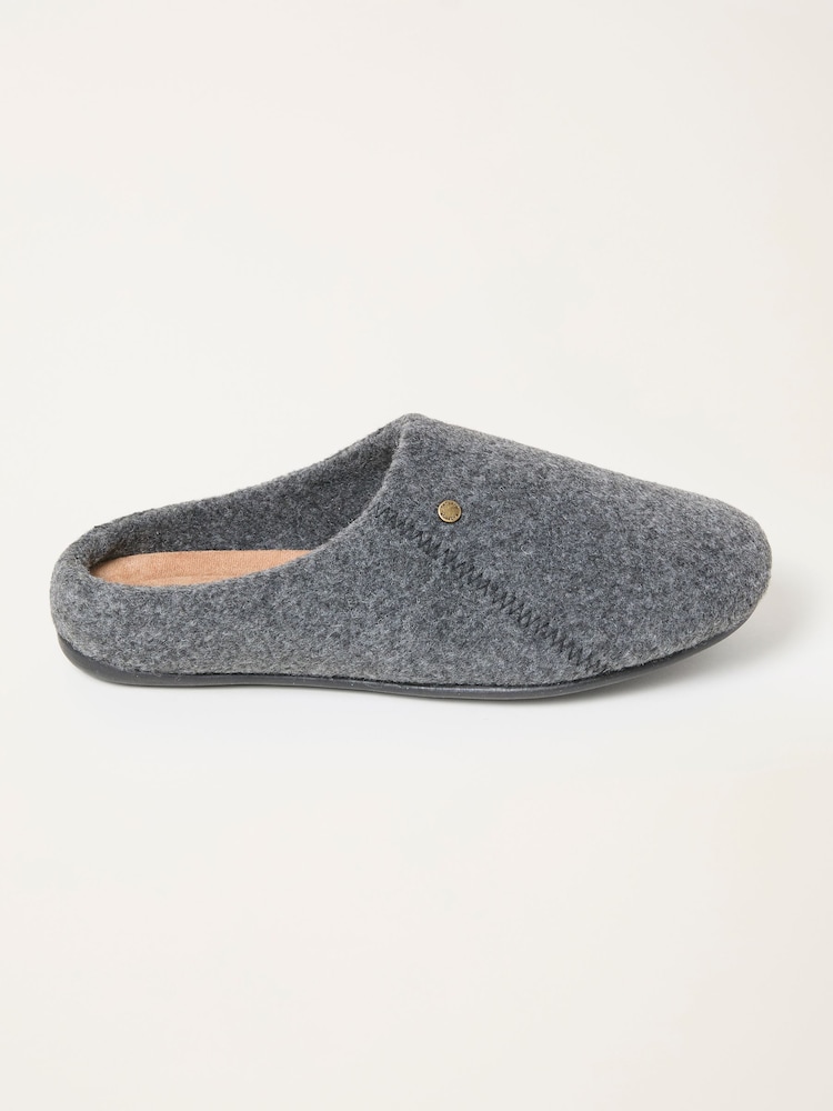 FatFace Ashby Grey Flexi Sole House Shoe - Image 1 of 3