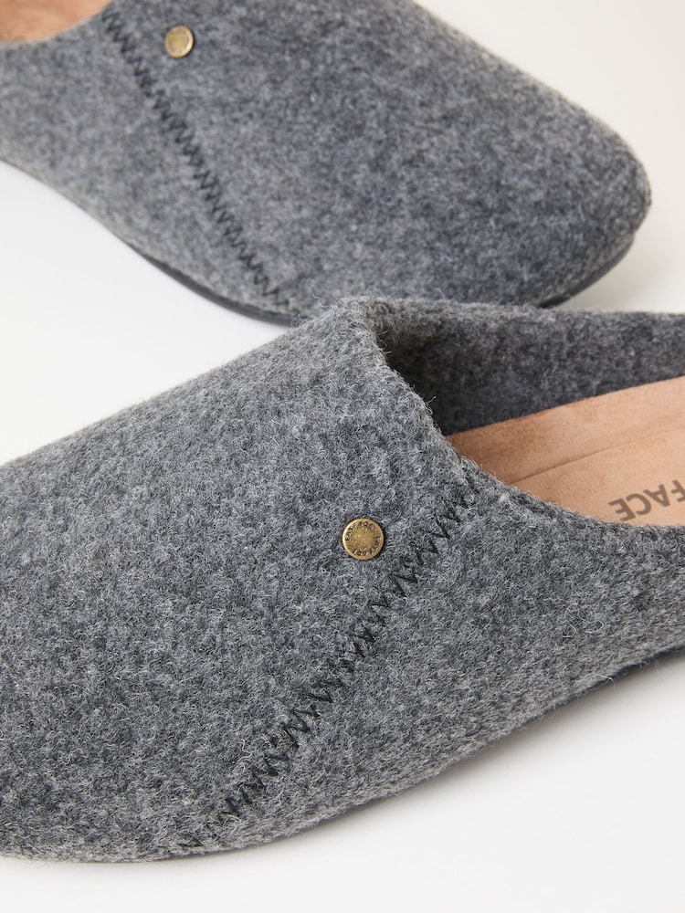 FatFace Ashby Grey Flexi Sole House Shoe - Image 2 of 3
