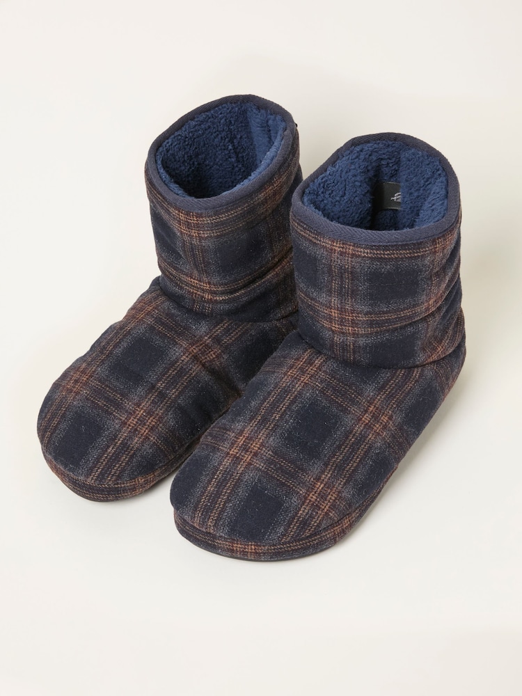 FatFace Sussex Navy Check Boot - Image 3 of 3 FatFace Sussex Navy Check Boot - Image 3 of 3