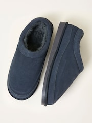 FatFace Lewis Navy Suede Mule - Image 3 of 3