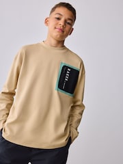 Baker by Ted Baker Long Sleeve Pocket T-Shirt - Image 4 of 10
