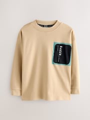 Baker by Ted Baker Long Sleeve Pocket T-Shirt - Image 6 of 10