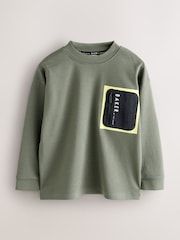 Baker by Ted Baker Long Sleeve Pocket T-Shirt - Image 5 of 9