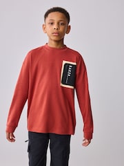 Baker by Ted Baker Long Sleeve Pocket T-Shirt - Image 1 of 9