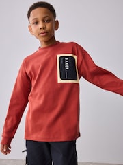 Baker by Ted Baker Long Sleeve Pocket T-Shirt - Image 3 of 9