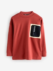 Baker by Ted Baker Long Sleeve Pocket T-Shirt - Image 5 of 9