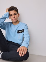 Baker by Ted Baker Heavyweight Long Sleeve Pocket T-Shirt - Image 6 of 12