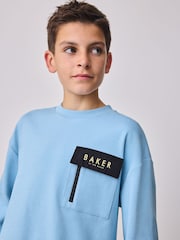 Baker by Ted Baker Heavyweight Long Sleeve Pocket T-Shirt - Image 7 of 12
