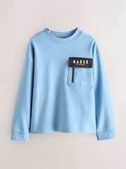 Baker by Ted Baker Heavyweight Long Sleeve Pocket T-Shirt - Image 8 of 12