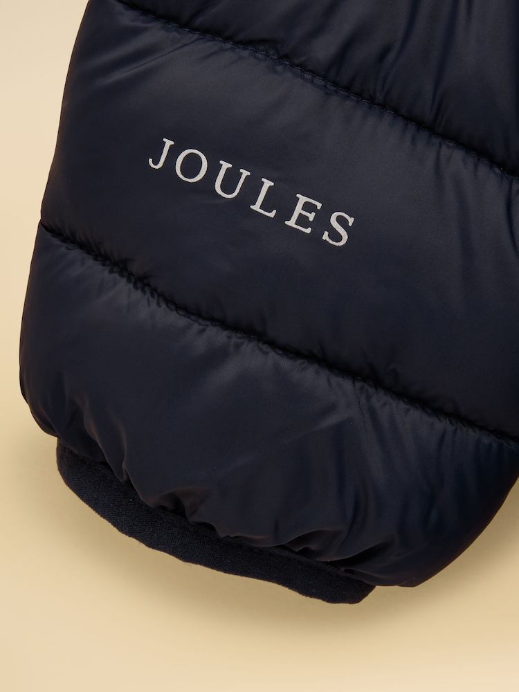 Joules Kids' Cairn Navy Showerproof Padded Coat - Image 6 of 6 Joules Kids' Cairn Navy Showerproof Padded Coat - Image 6 of 6