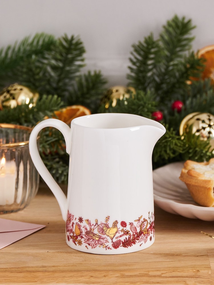 Victoria Eggs Red Twelve Days of Christmas 1/2 Pint Jug - Image 2 of 3