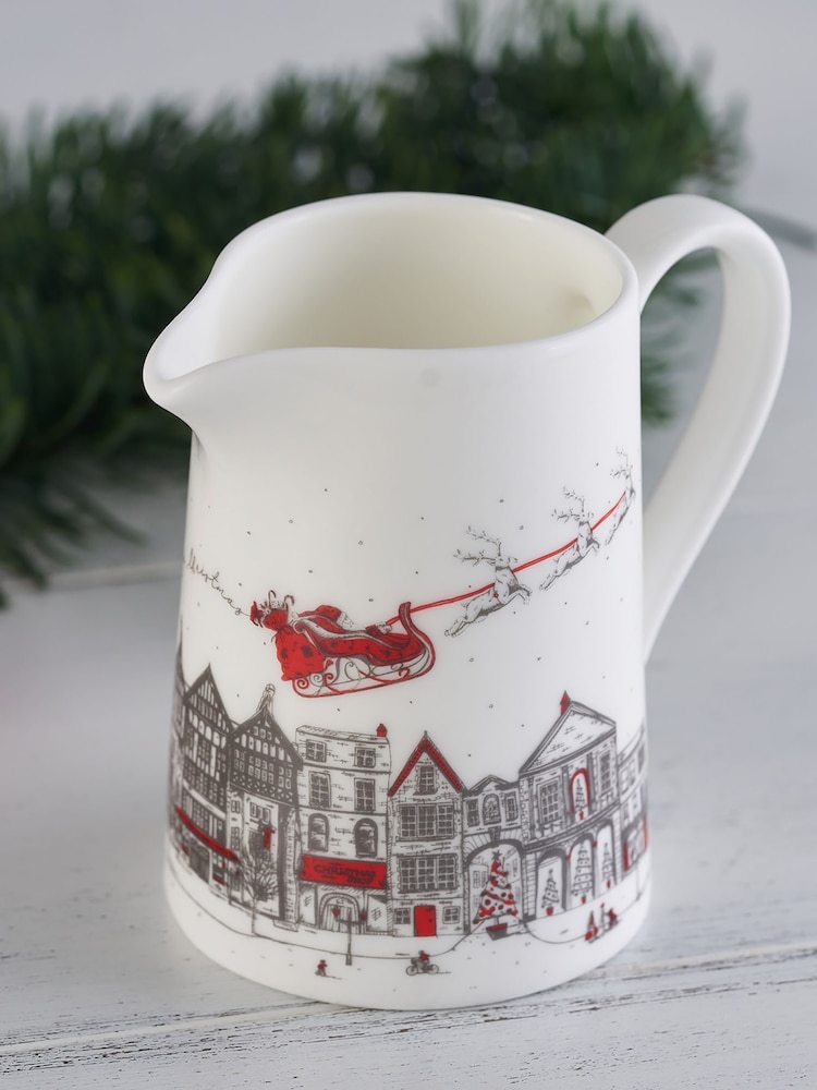 Victoria Eggs Red Santas sleigh 1/2 Pint Mug - Image 2 of 3