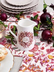 Victoria Eggs Red Christmas Wreath 1/2 Pint Jug - Image 3 of 3