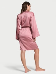 Victoria's Secret Dusk Mauve Pink Satin Midi Robe - Image 2 of 2