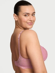 Victoria's Secret Dusk Mauve Pink Unlined Balcony Twinkle Strap Bra - Image 2 of 3