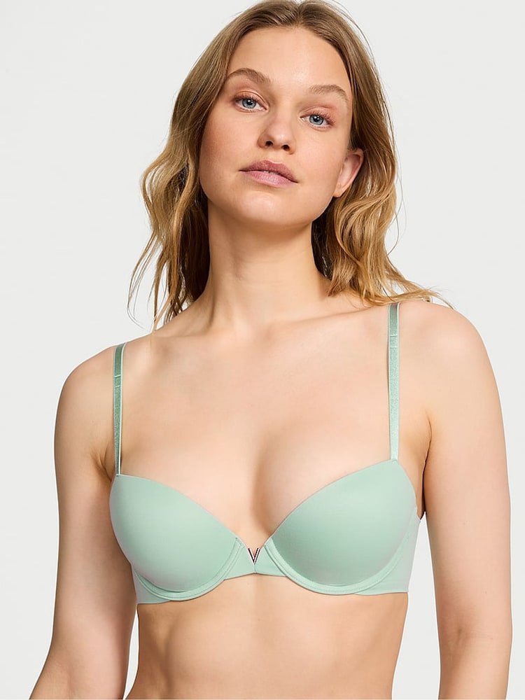 Victoria's Secret Silent Green Lightly Lined Demi Bra - Image 1 of 2