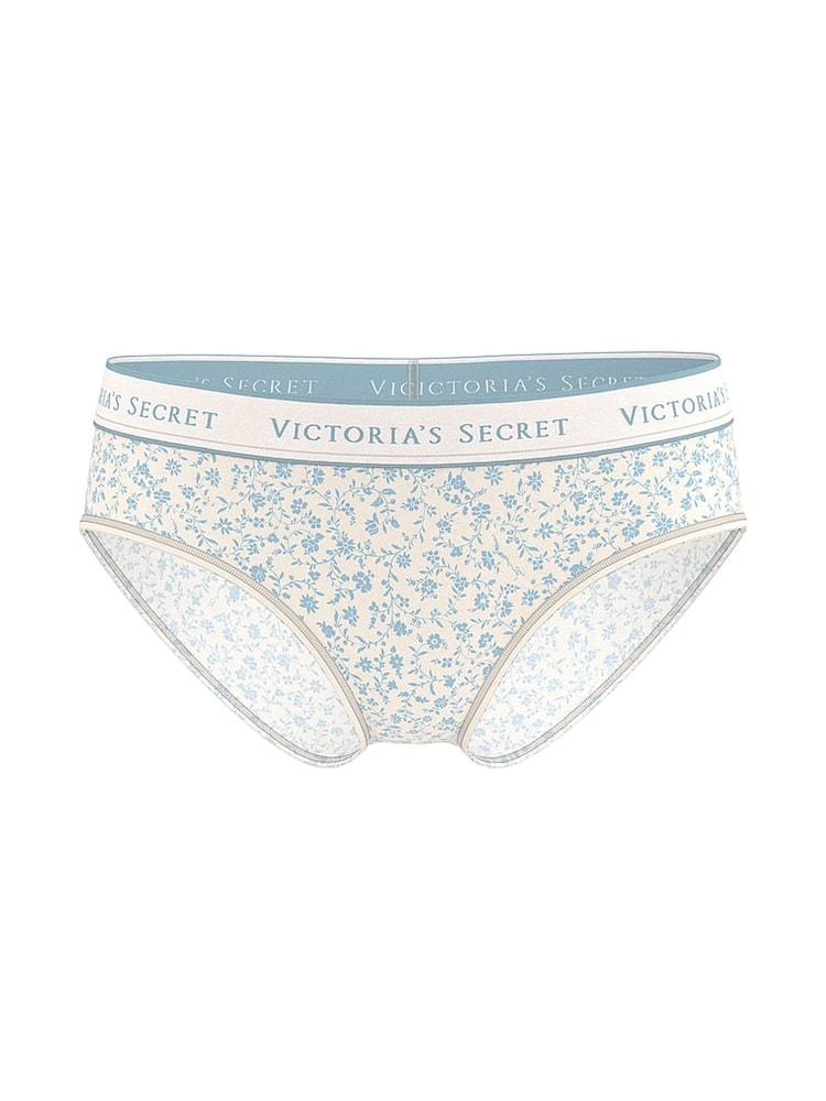 Victoria's Secret Blue Scattered Floral Hipster Knickers - Image 3 of 3