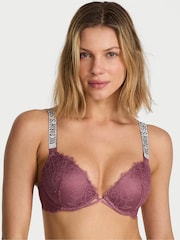 Victoria's Secret Purple Vapor Push Up Shine Strap Bra - Image 1 of 2