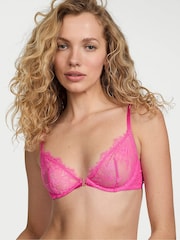 Victoria's Secret Ultra Pink Demi Rose Lace Unlined Bra - Image 1 of 2
