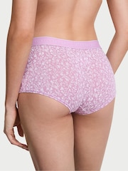 Victoria's Secret Scattered Floral Purple Short Knickers - Image 2 of 3