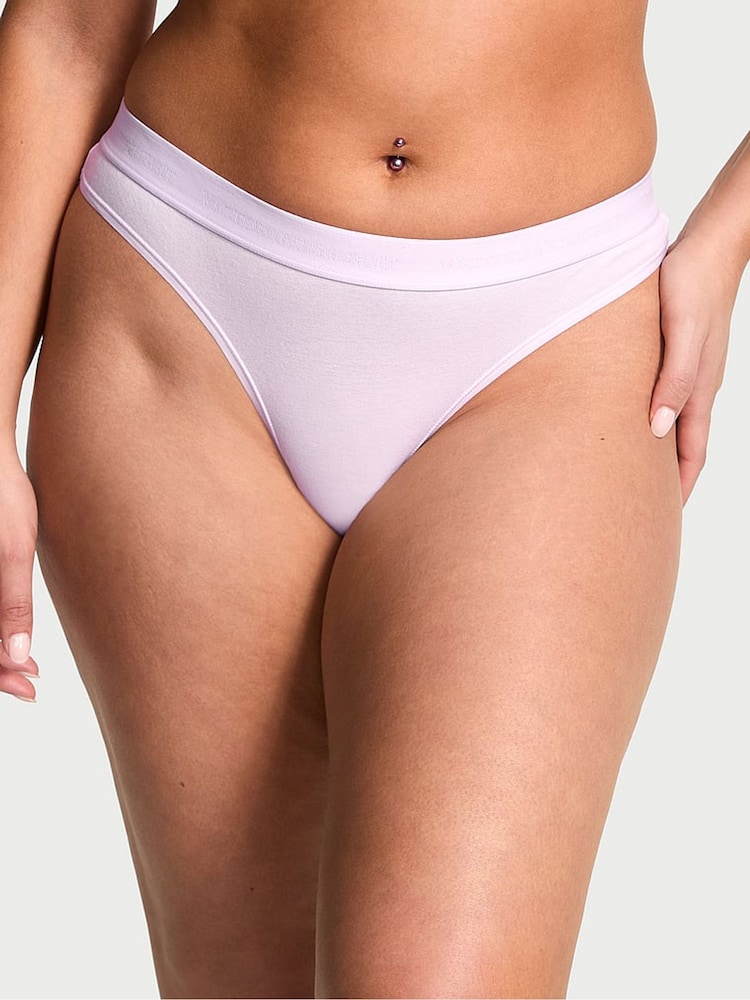 Victoria's Secret Delicate Violet Purple Thong Knickers - Image 1 of 2
