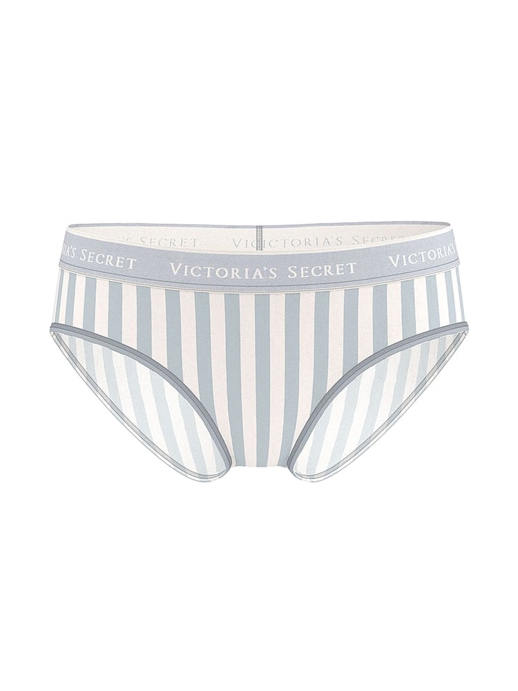 Victoria's Secret Grey Fog Stripe Hipster Knickers - Image 3 of 3