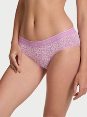 Victoria's Secret Scattered Floral Purple Hipster Knickers - Image 1 of 2
