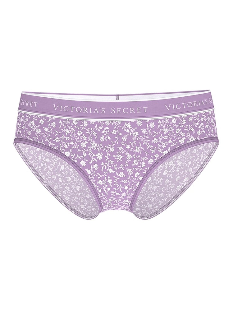 Victoria's Secret Scattered Floral Purple Hipster Knickers - Image 3 of 3
