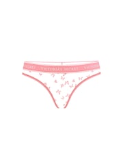 Victoria's Secret Rose Pink Butterflies Thong Knickers - Image 1 of 1
