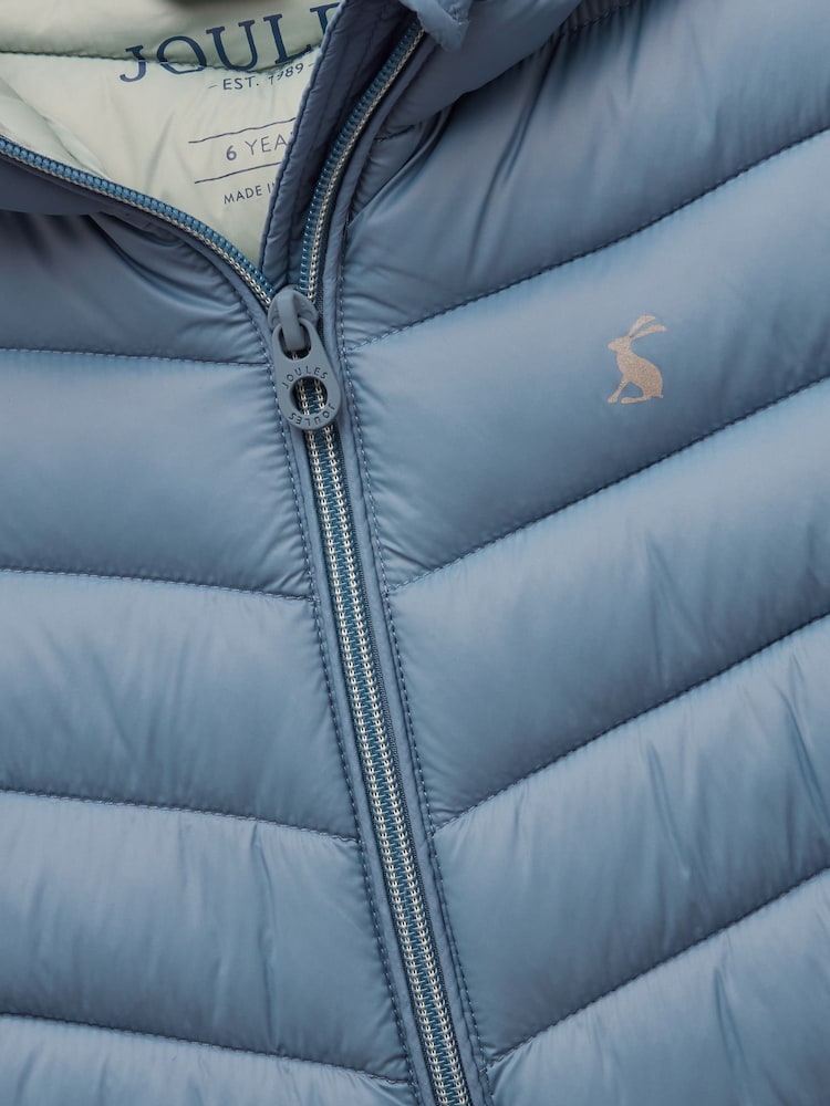 Veste Imperméable Garçon Joules, Bleue, Capuche, Taille 9-10 Ans (occasion Bon état)