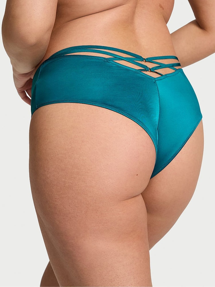 Victoria's Secret Pale Jade Blue Cheeky Knickers - Image 1 of 2