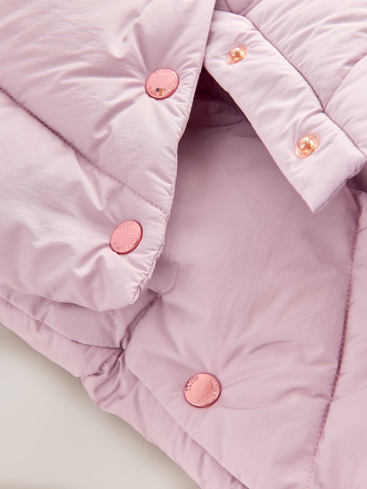 Baker by Ted Baker Shower Resistant Bow Pocket Chevron Padded Coat - Image 20 of 20 Baker by Ted Baker Shower Resistant Bow Pocket Chevron Padded Coat - Image 20 of 20