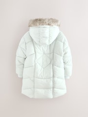 Baker by Ted Baker Shower Resistant Bow Pocket Chevron Padded Coat - Image 13 of 21