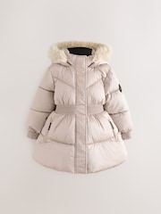 Baker by Ted Baker Oyster Shower Resistant Padded Skirted Coat - Image 1 of 7