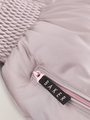 Baker by Ted Baker Shower Resistant Skirted Padded Black Coat - Image 16 of 16
