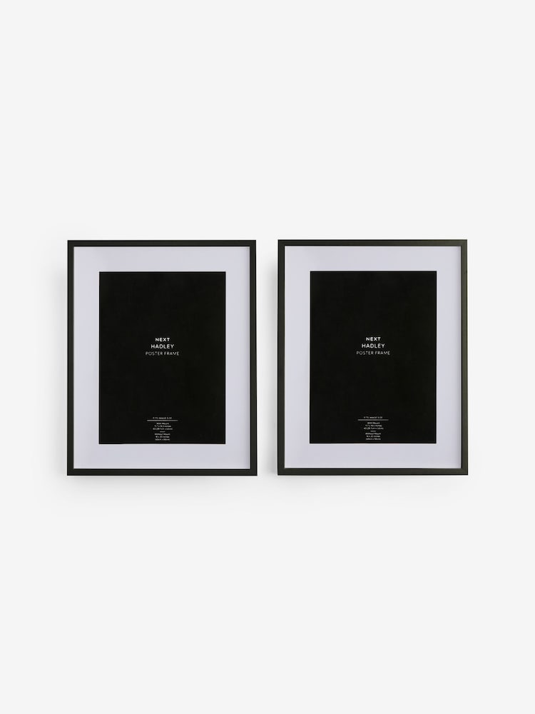 7 Piece Black Hadley Mixed Poster Frames - Image 4 of 4