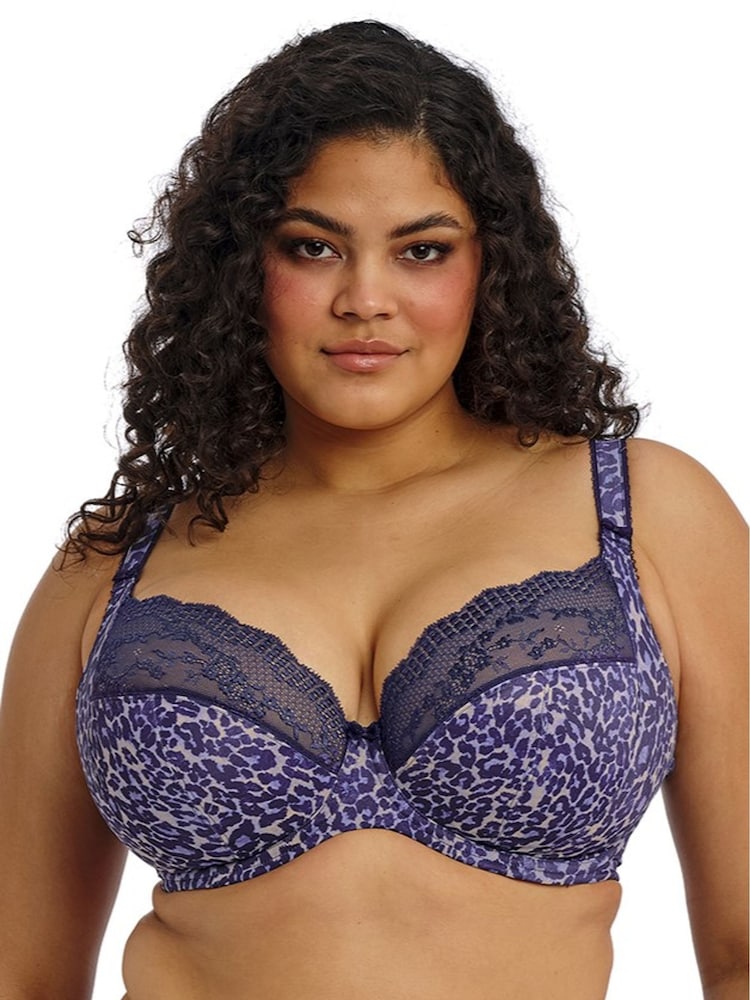 Elomi Animal Print Lucie UW Plunge Bra - Image 1 of 4