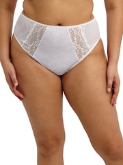 Elomi Lucie High Leg White Briefs - Image 1 of 5