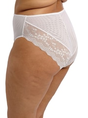 Elomi Lucie High Leg White Briefs - Image 4 of 5