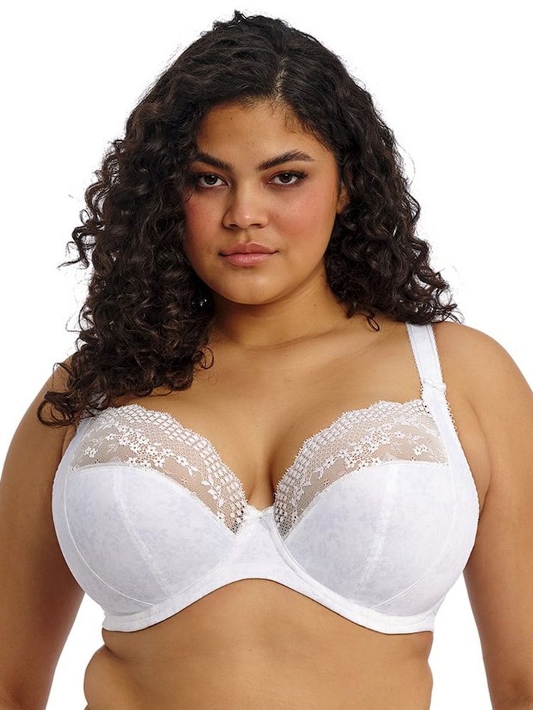 Elomi Lucie Uw Plunge Stretch White Bra - Image 1 of 4